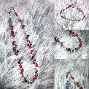 Handcrafted necklace.